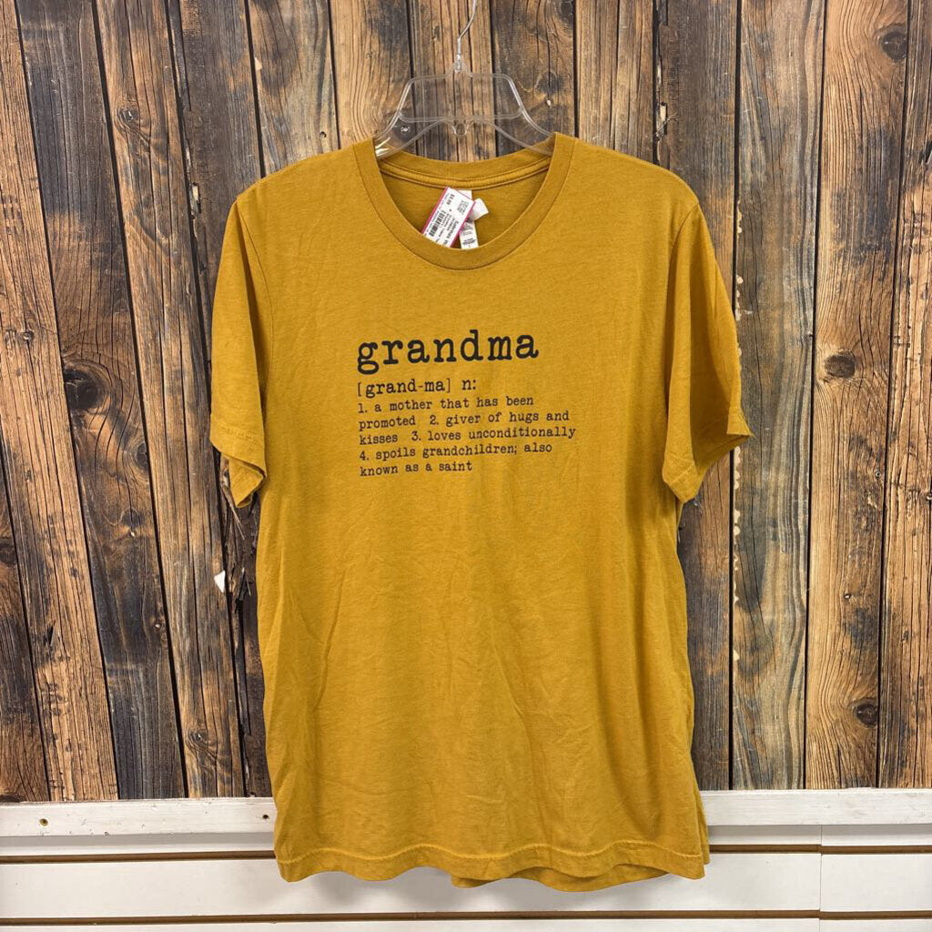 Grandma Yellow Tee, Women's L