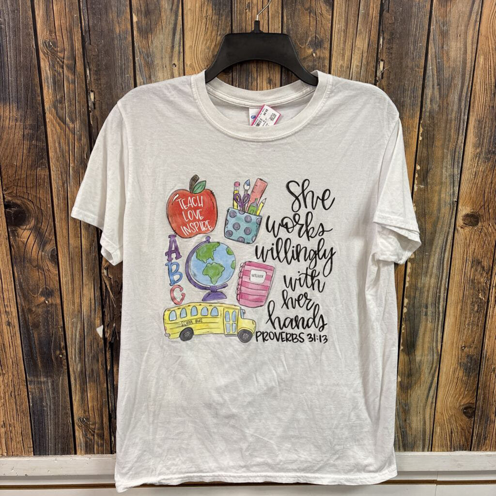 Proverbs 31:13 Tee, Women's M