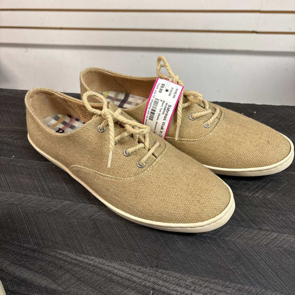 Born Tan Shoes, Womens Size 8