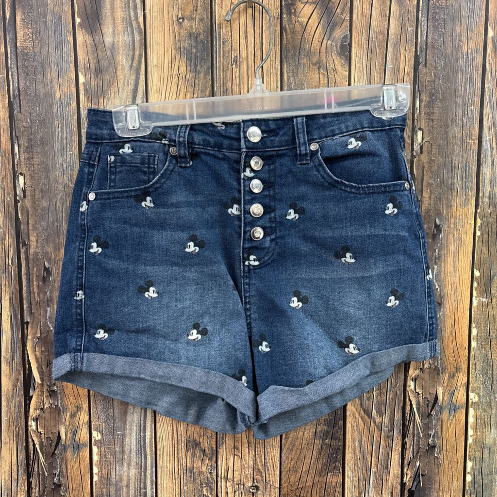 Disney Mickey Denim Shorts, Womens 5