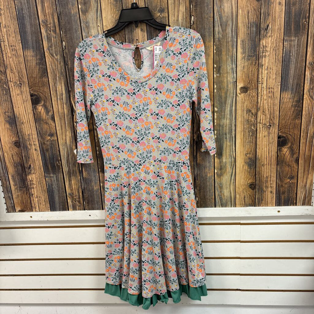Matilda Jane Grey Floral Dress (2), Womens XS