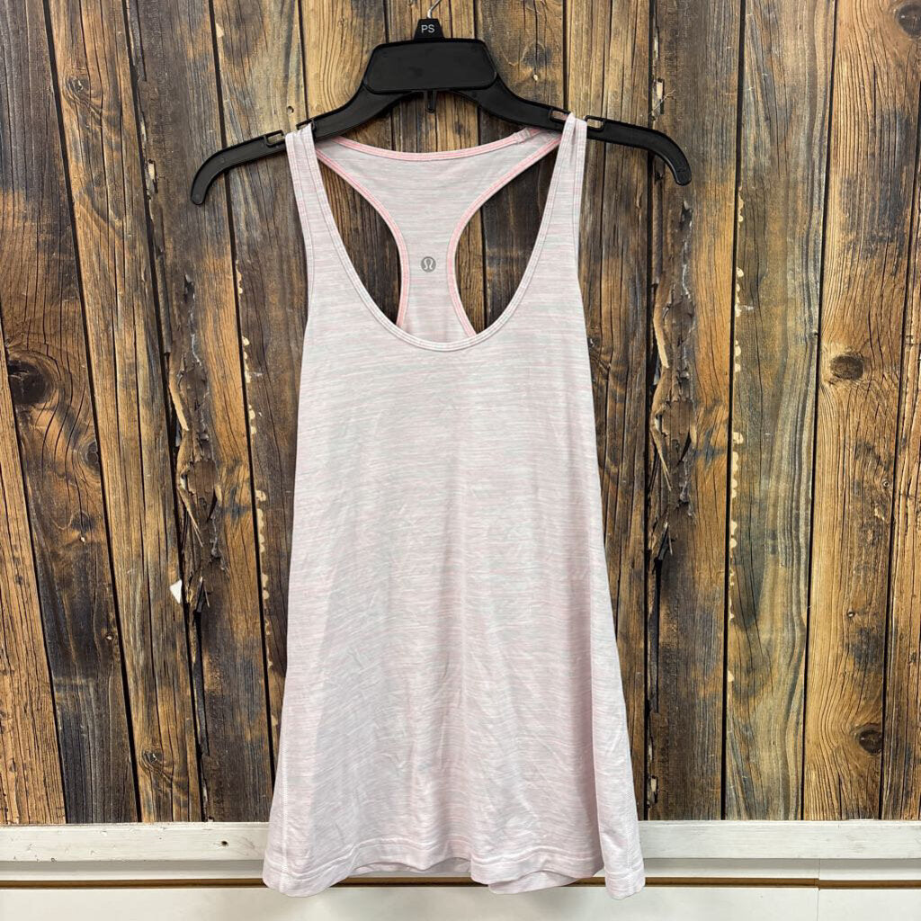 Lululemon Pink Marled Tank, Women's 8