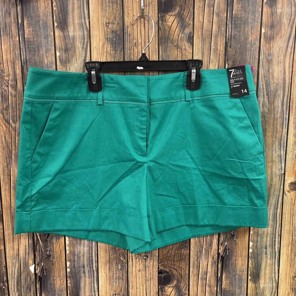 NY&C Green Shorts, NWT Women's 14