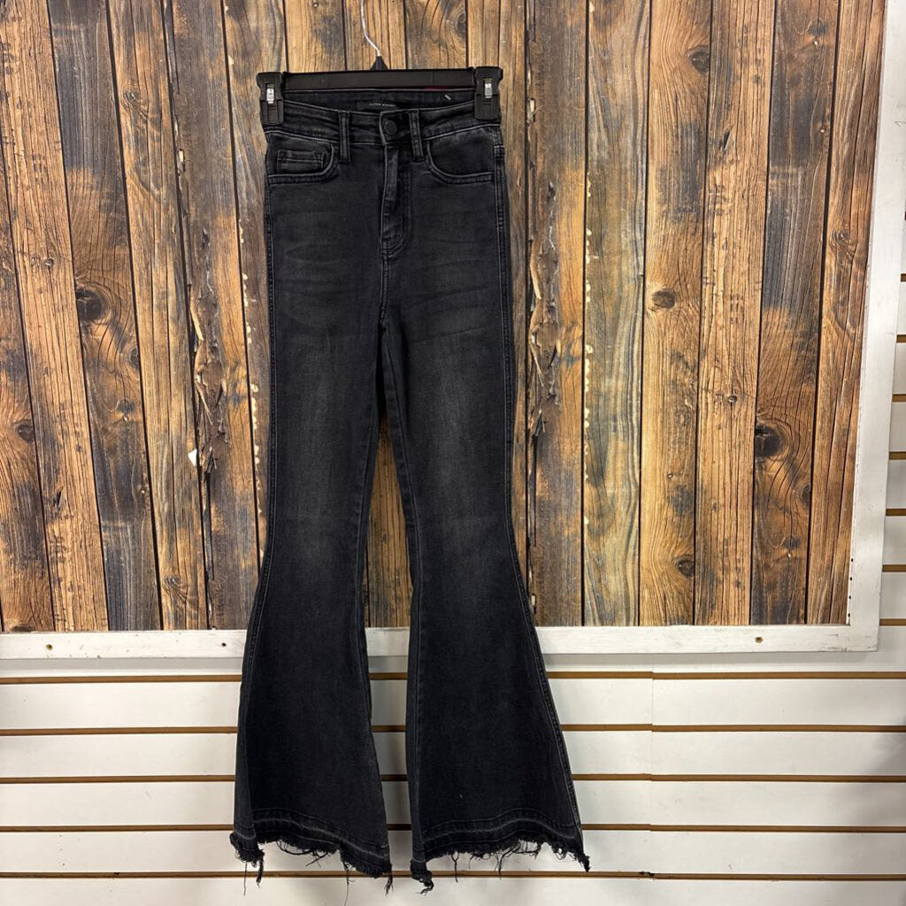 Flying Monkey Black Flare Jeans, Womens 22