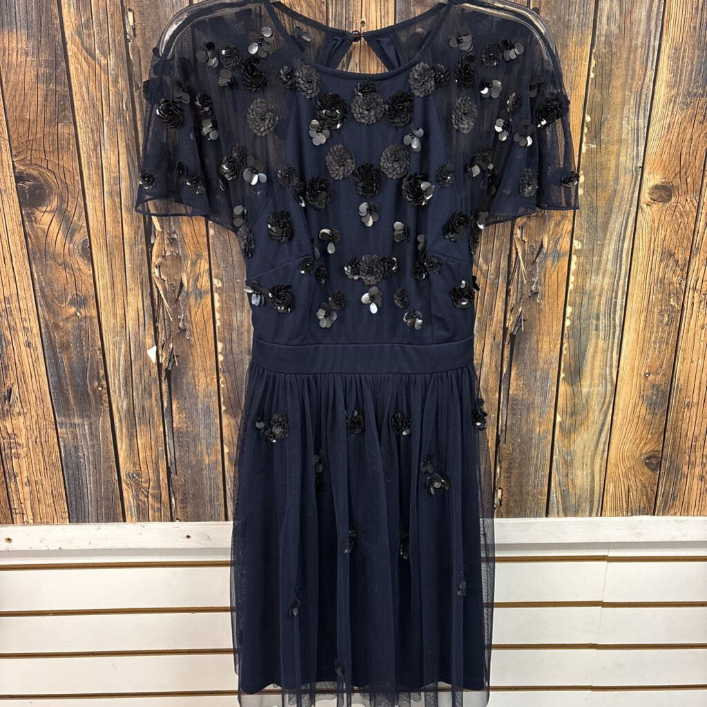 Gianna Bini Blue Rose Dress, Womens 4