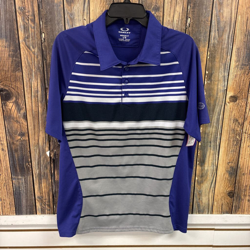 Oakley Purple Polo, Mens L