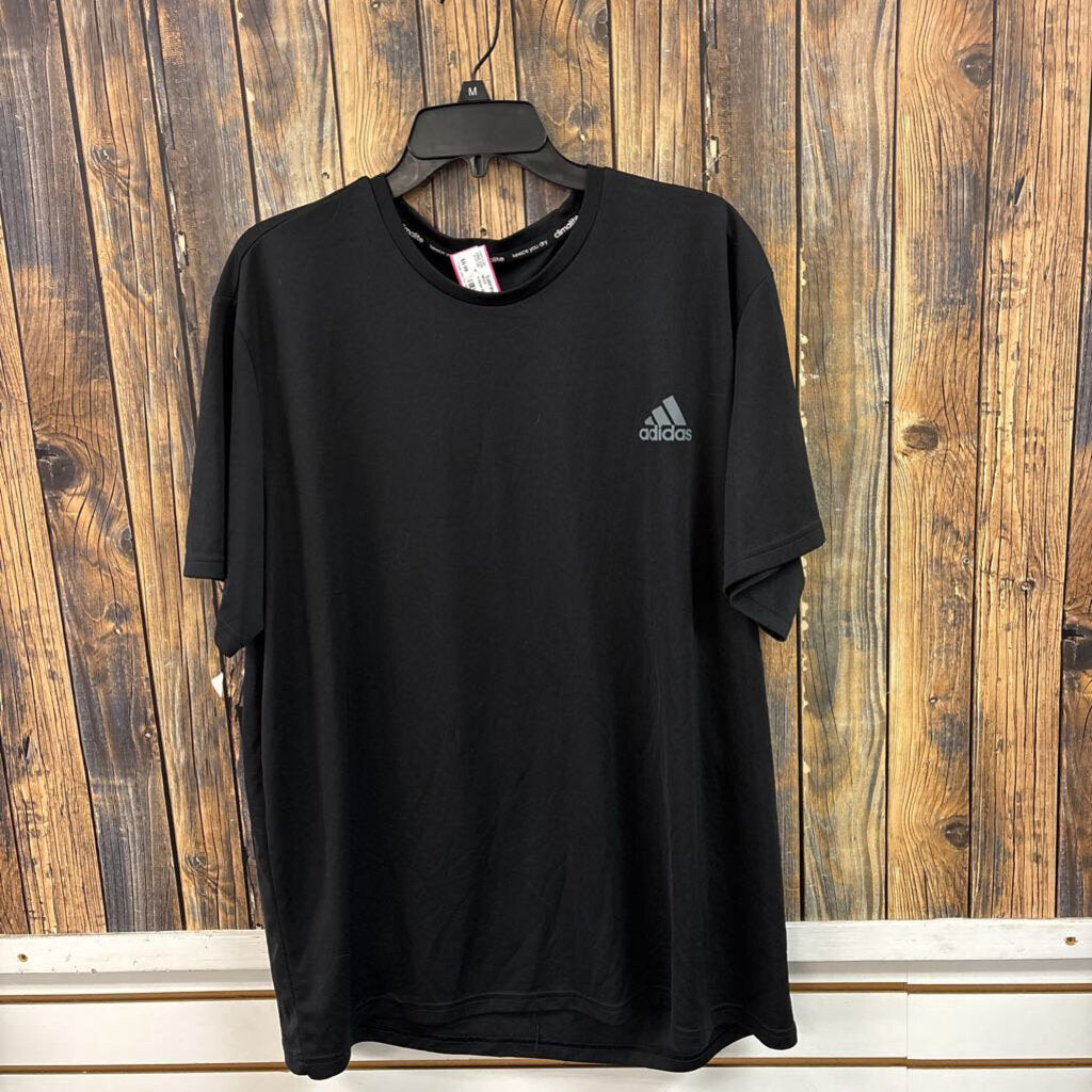 Adidas Black Tee, Mens 2X