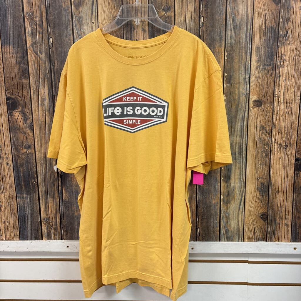 Life is Good Keep it Simple Tee, Women's XXL