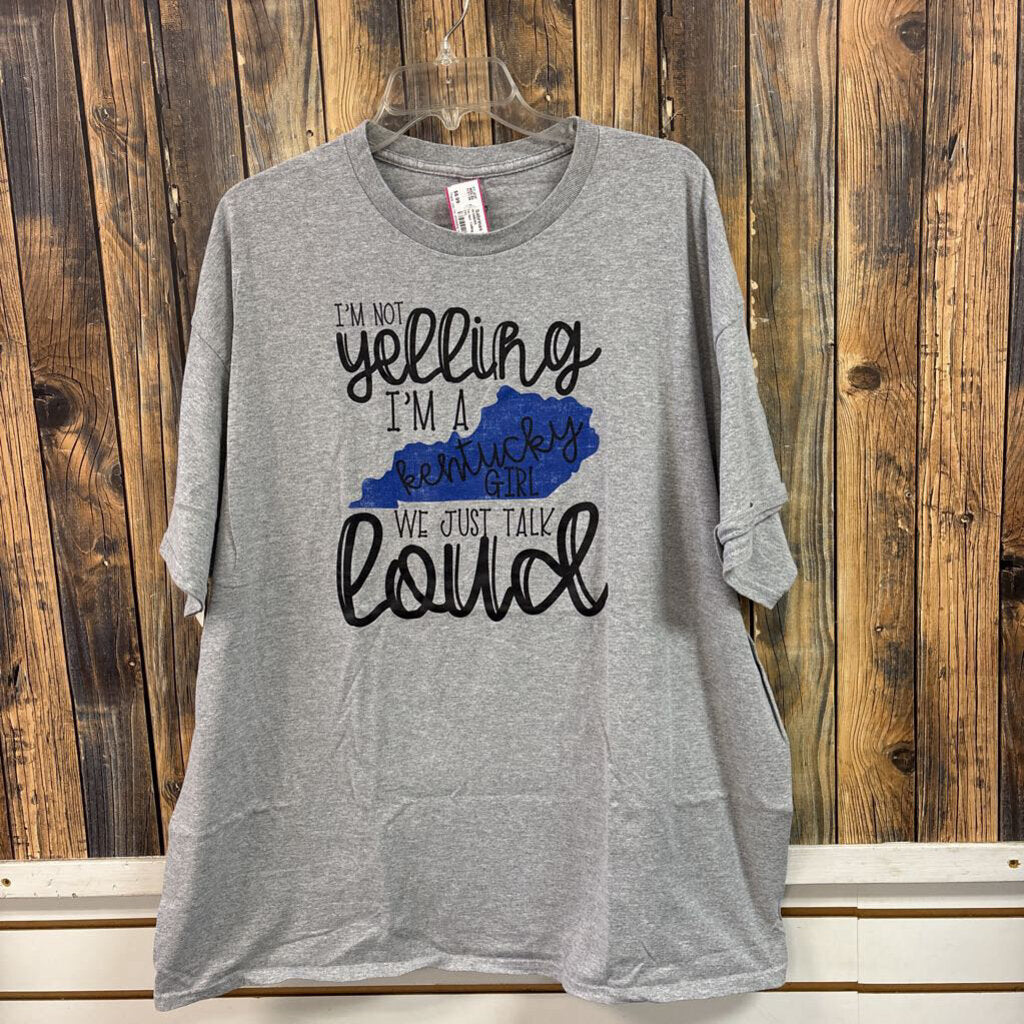 I'm Not Yelling Tee, Women's 2XL