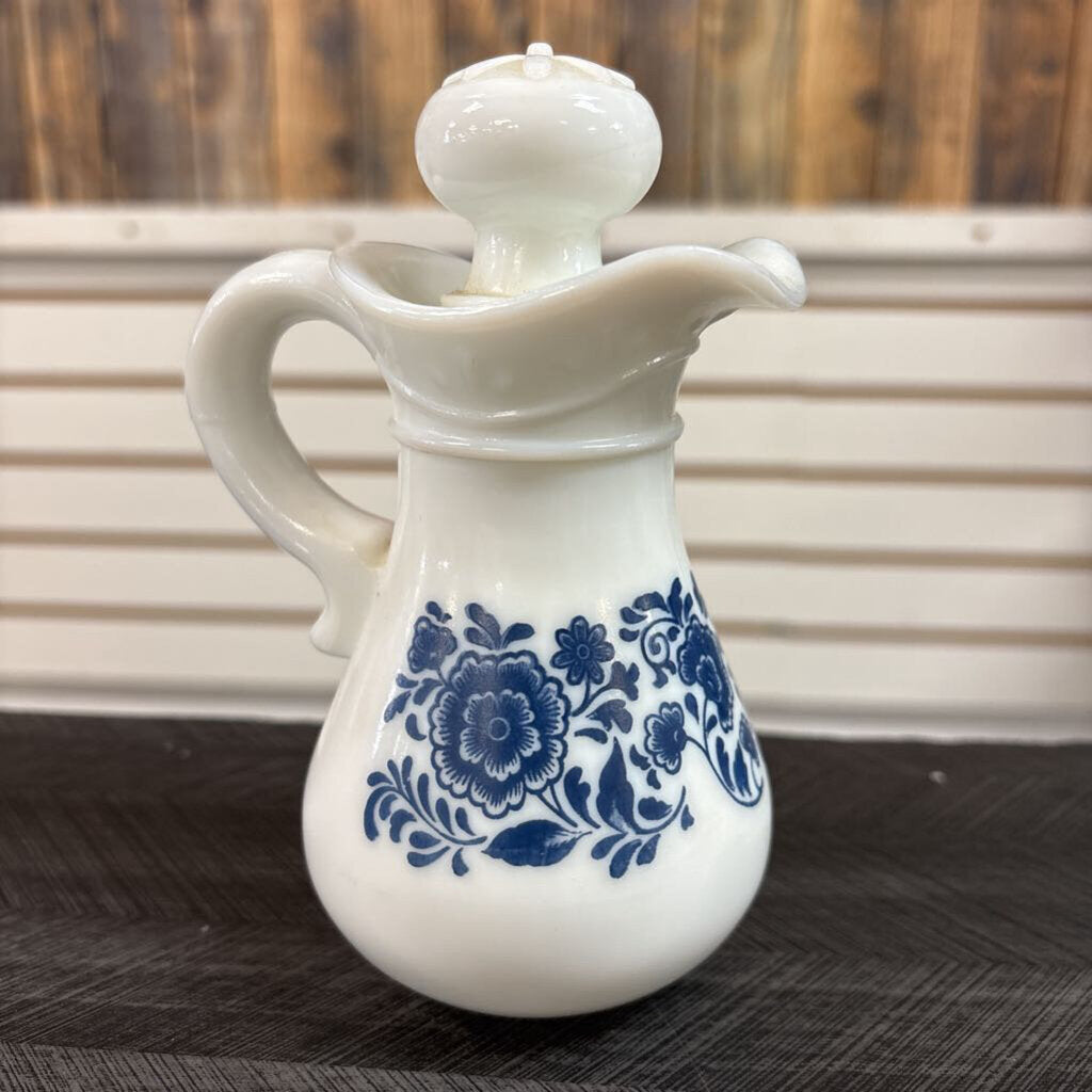 Avon Bath Oil Pitcher 5in