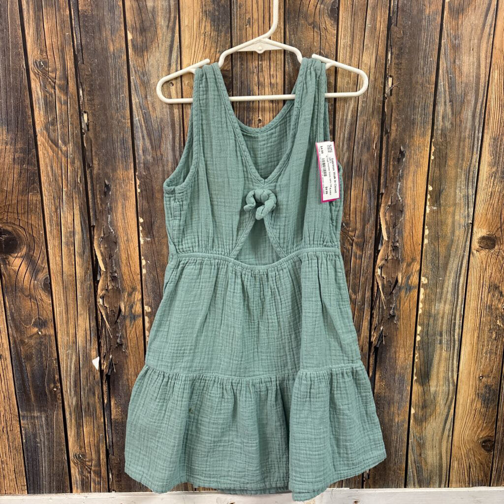 Sage Keyhole Dress, Girl's 7/8