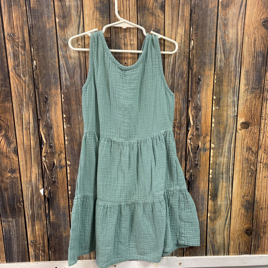 Sage Keyhole Dress, Girl's 7/8