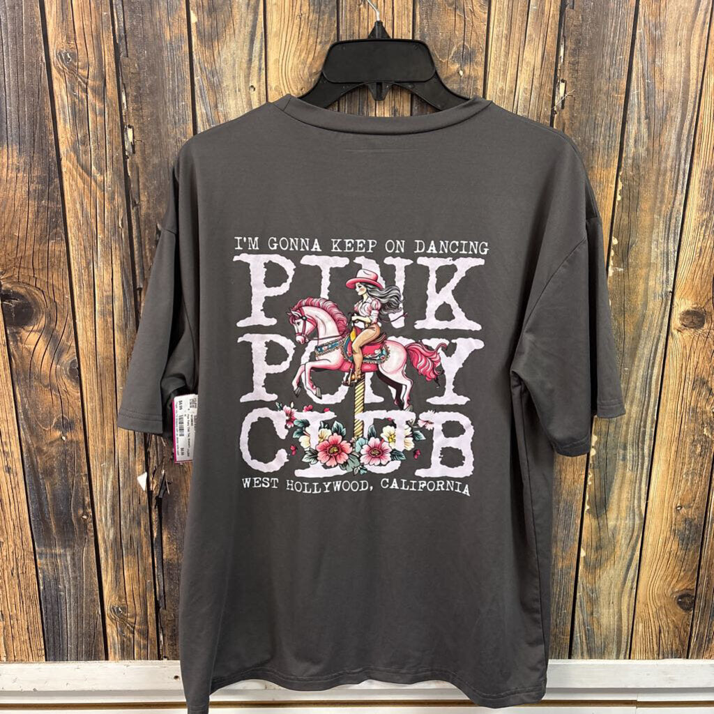Pink Pony Club Tee, Women's M