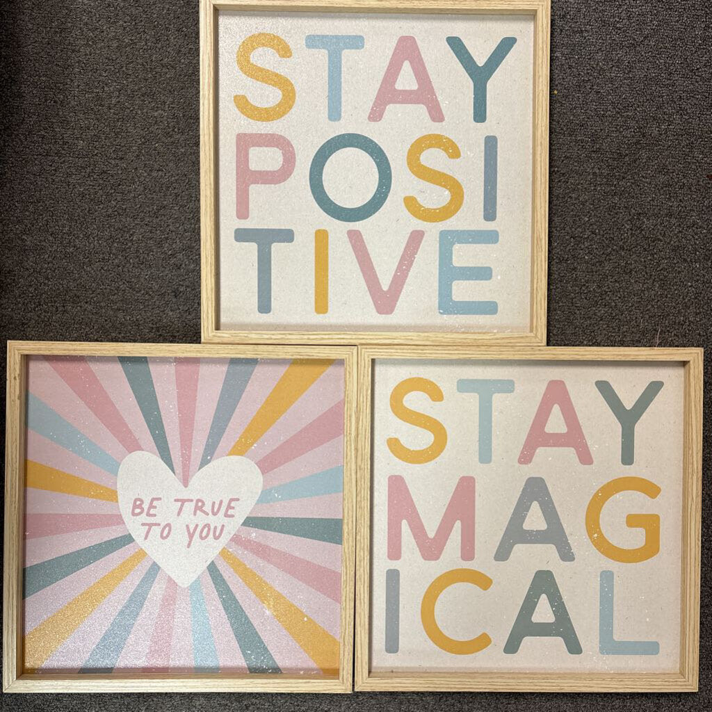 3 PC Bedroom Decor - NO SHIP - 12x12