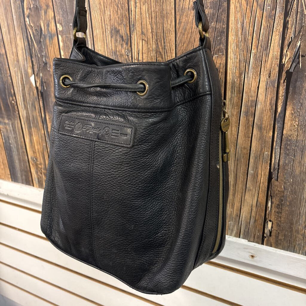 Fossil Black Leather Purse