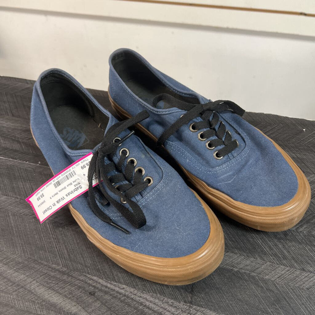 Vans Blue Shoes, Men's 9