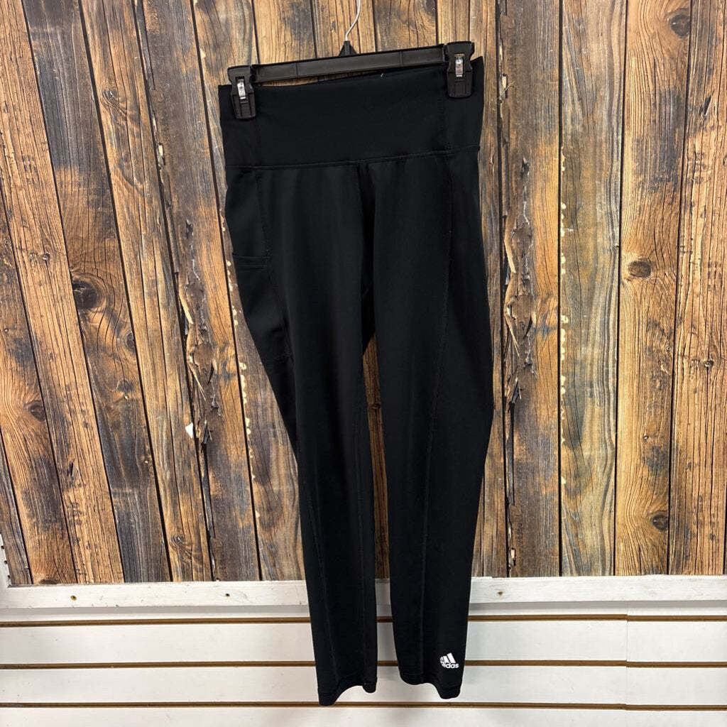 Adidas Black Leggings, Womens S