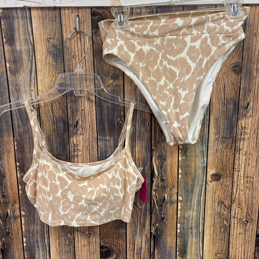 Aerie Buttery Soft Animal Print Swimsuit, Womens S