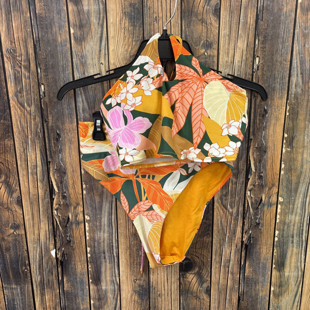Aerie Buttery Soft Tropical Swimsuit, Womens S