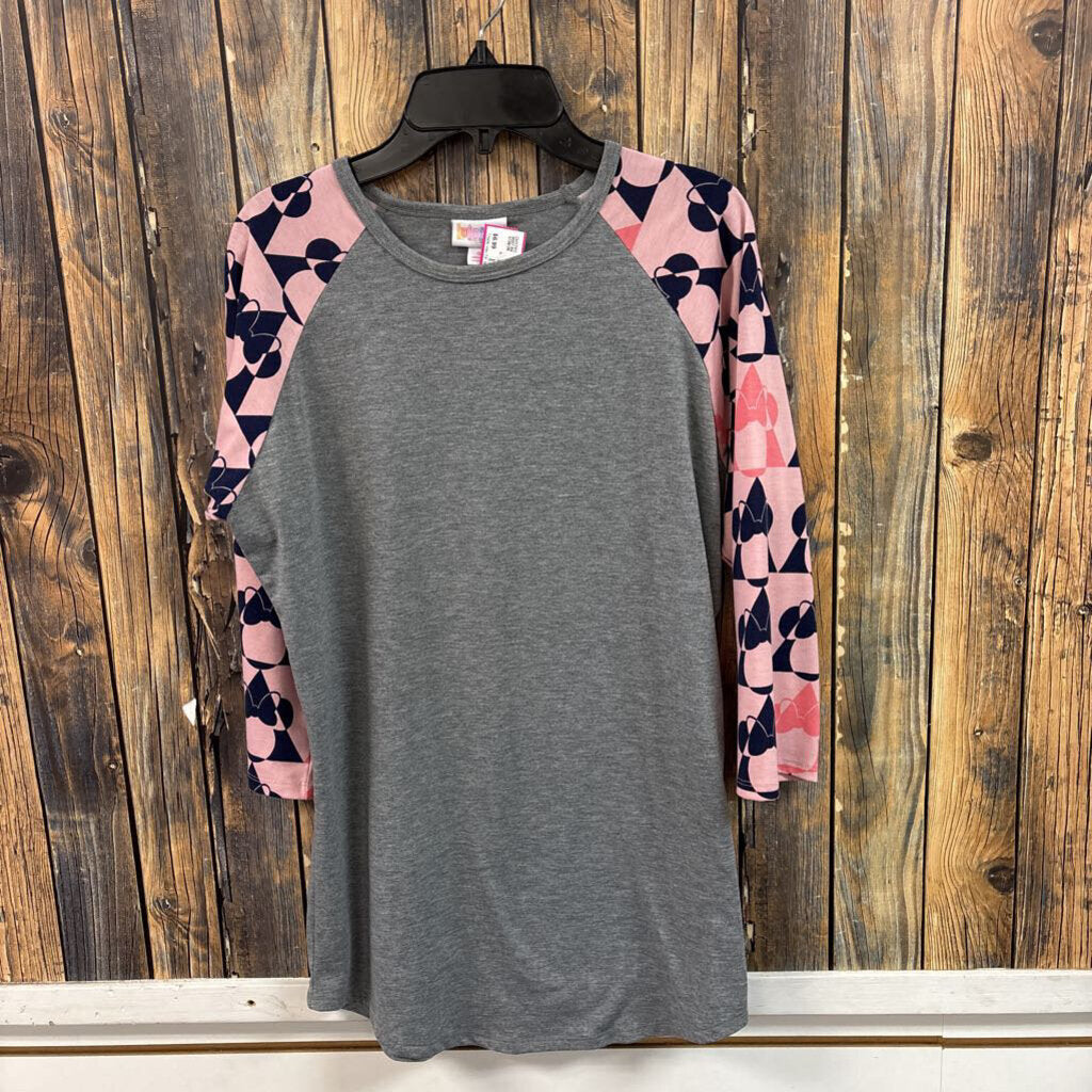 Lularoe Pink Mickey Top, Womens S