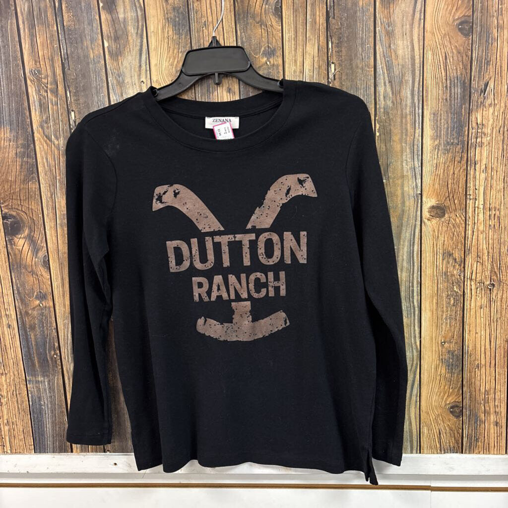 Zenana Dutton Ranch Sweatshirt, Womens L