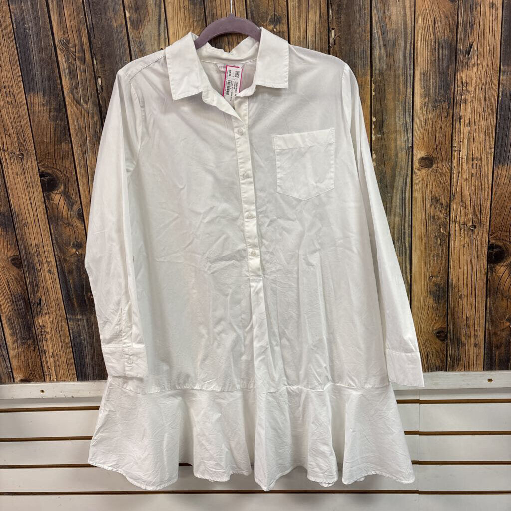 Crown & Ivy White Dress, Womens S