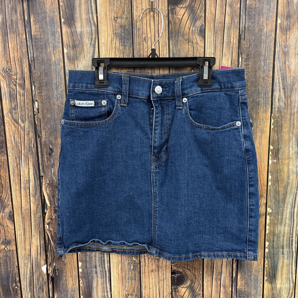 Calvin Klein Denim Skirt, Womens 27