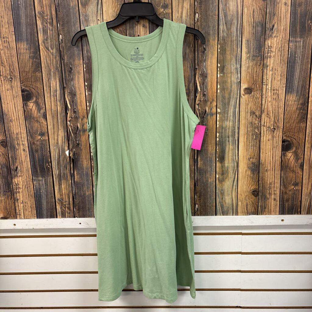 Green Tank Gown, Womens 16/18