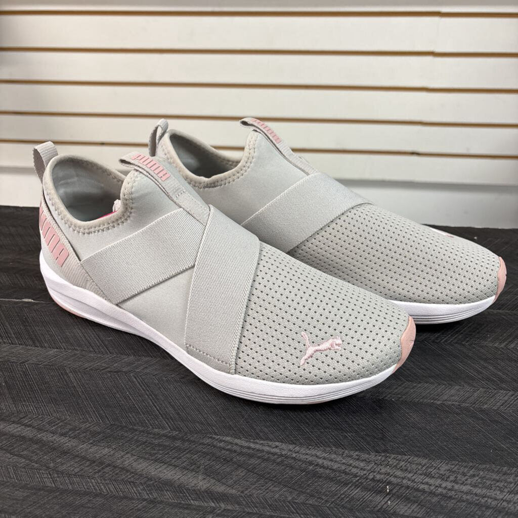 Puma Pink/Grey Sneakers, Womens 9