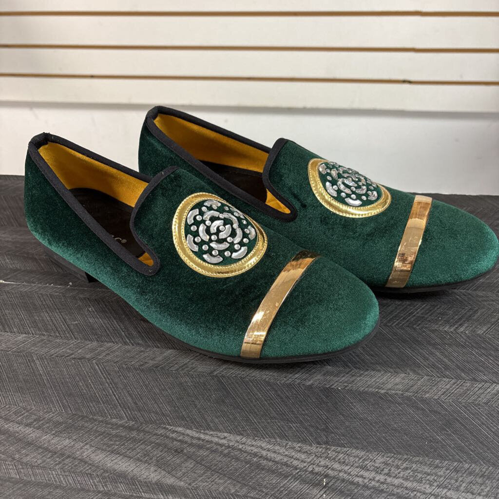 Green Loafers, Womens 9