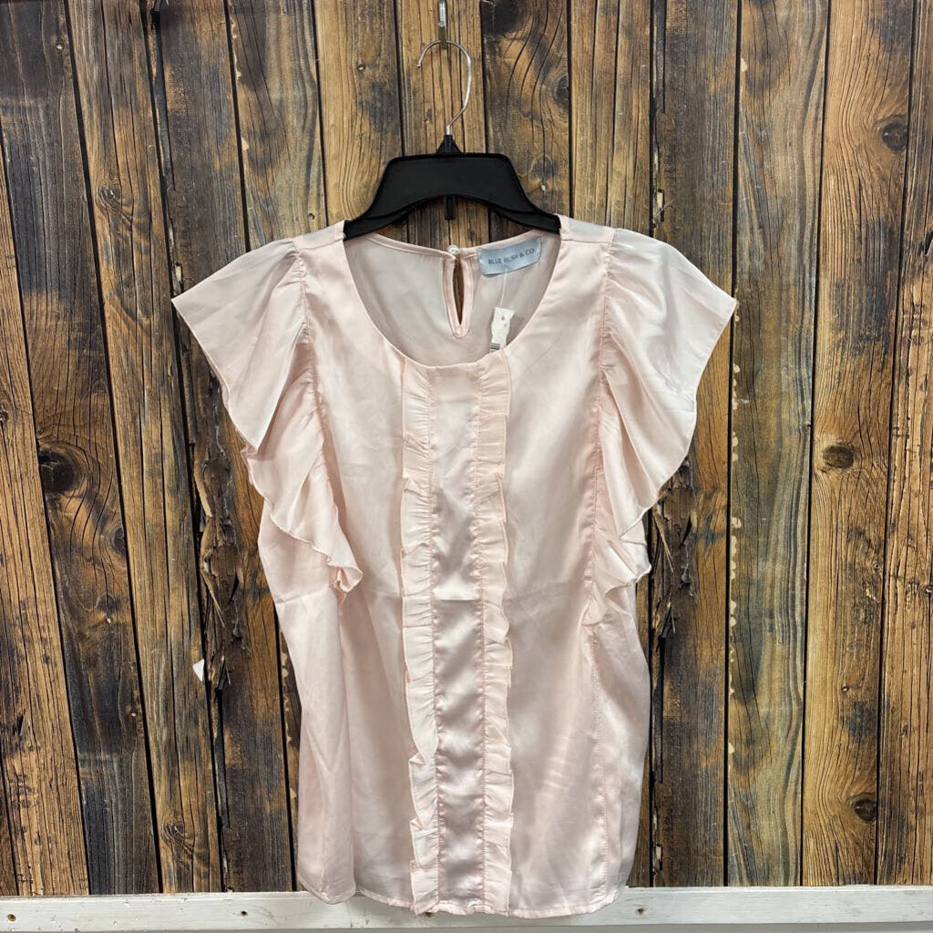 Blue Rush and Co Blush Top, NWT Women's S