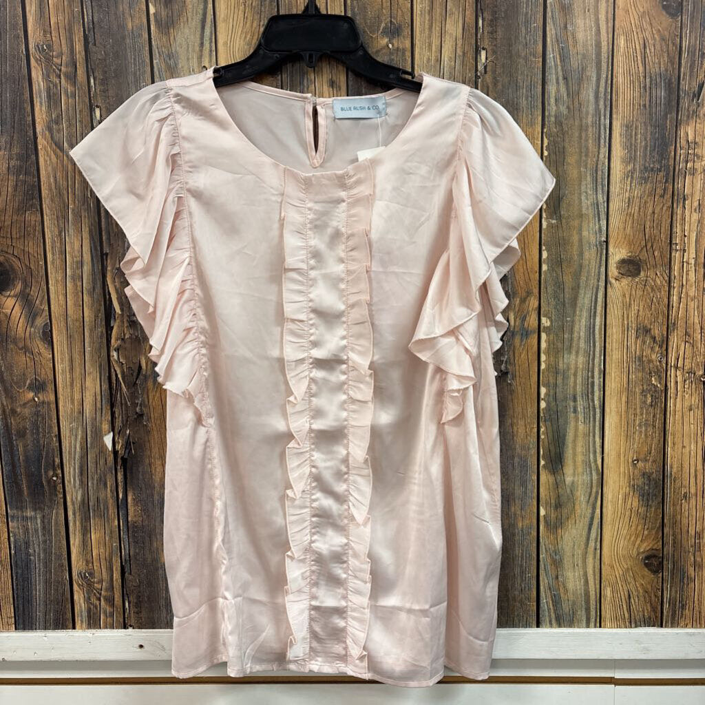 Blue Rush and Co Blush Top, NWT Women's XL
