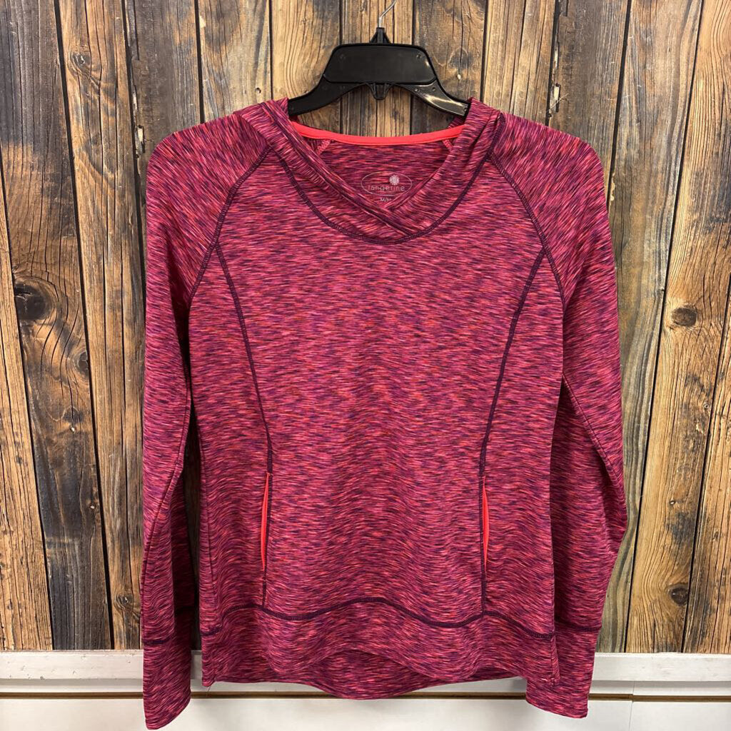 Tangerine Pink Marled Top, Women's M