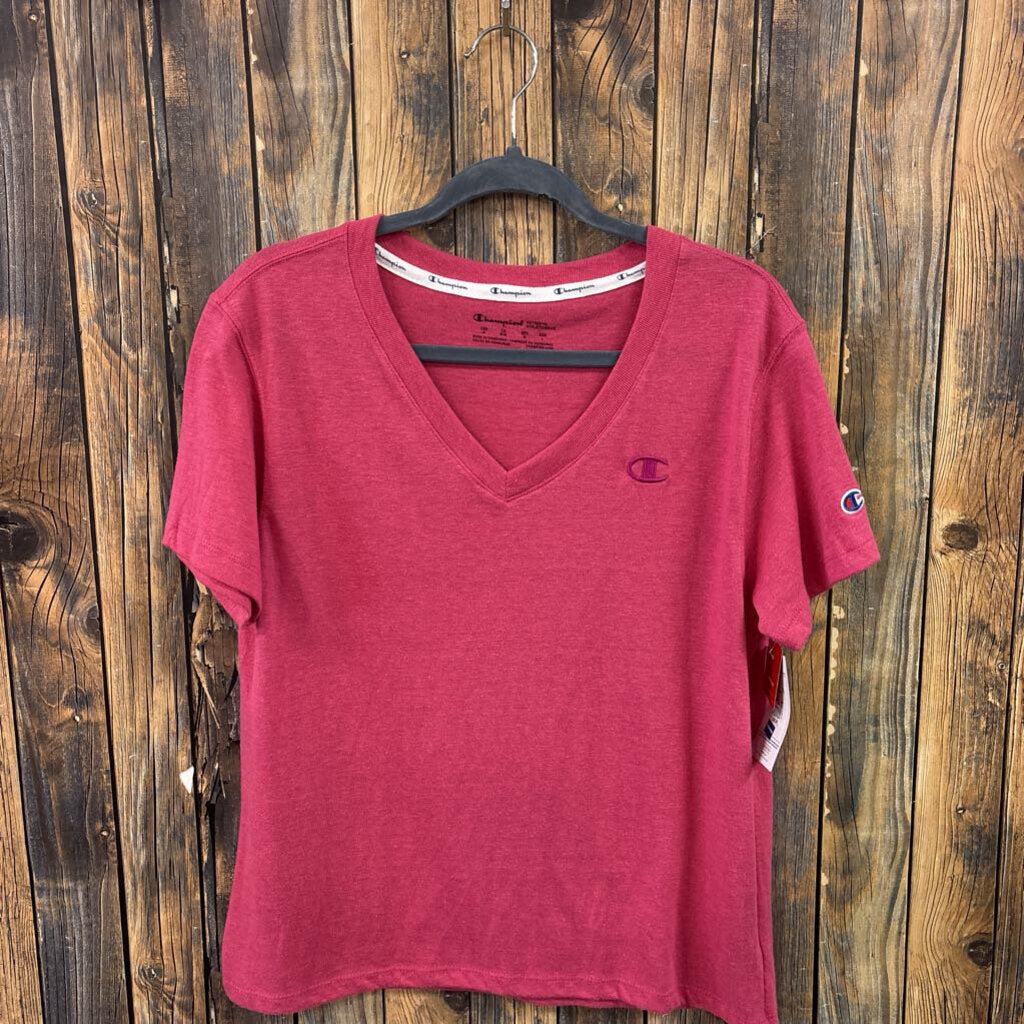 Champion Pink Vneck, NWT Women's M