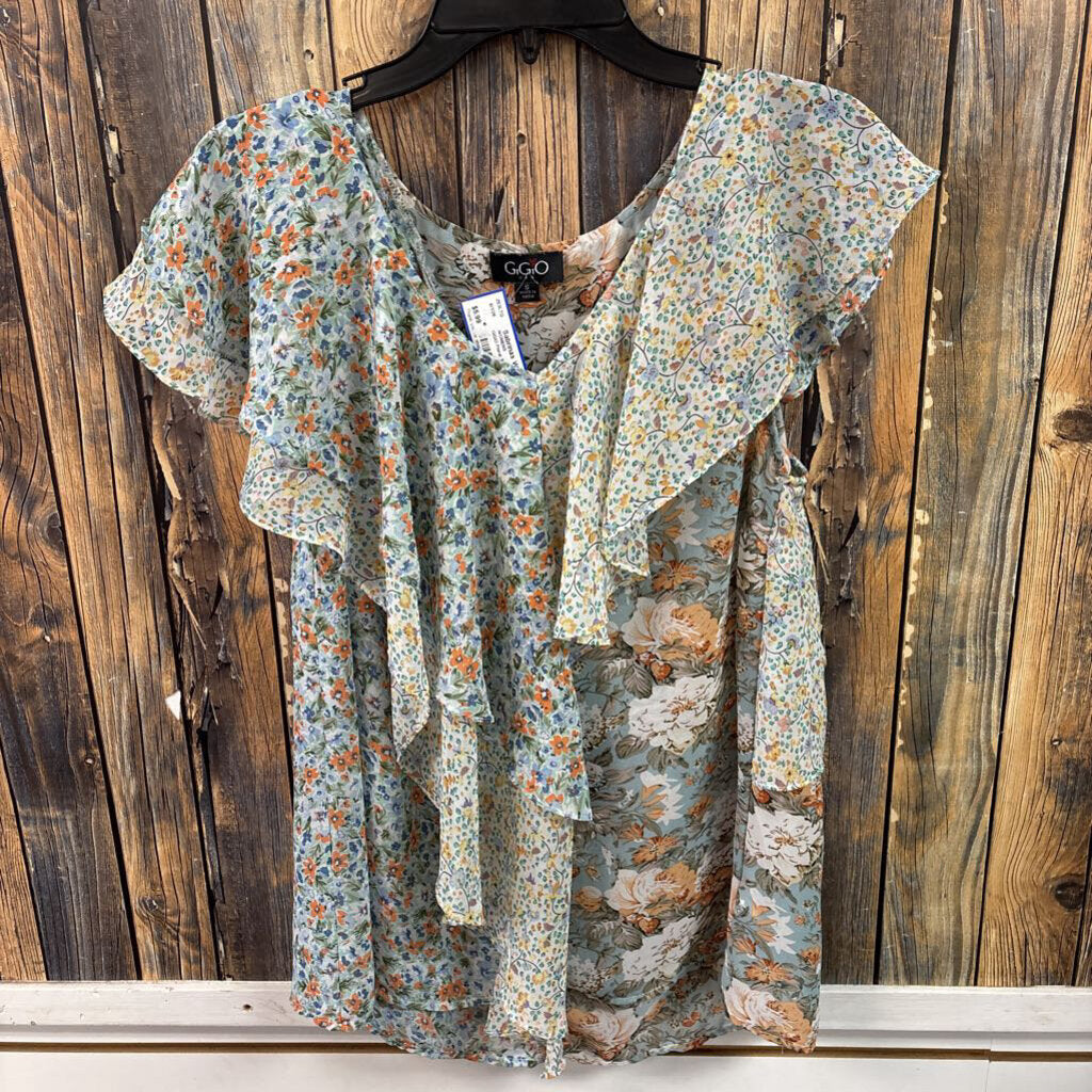 GiGiO Floral Top, Women's S
