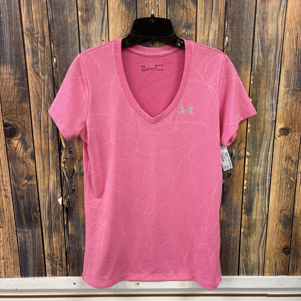 Under Armour Pink Tee, Women's SM