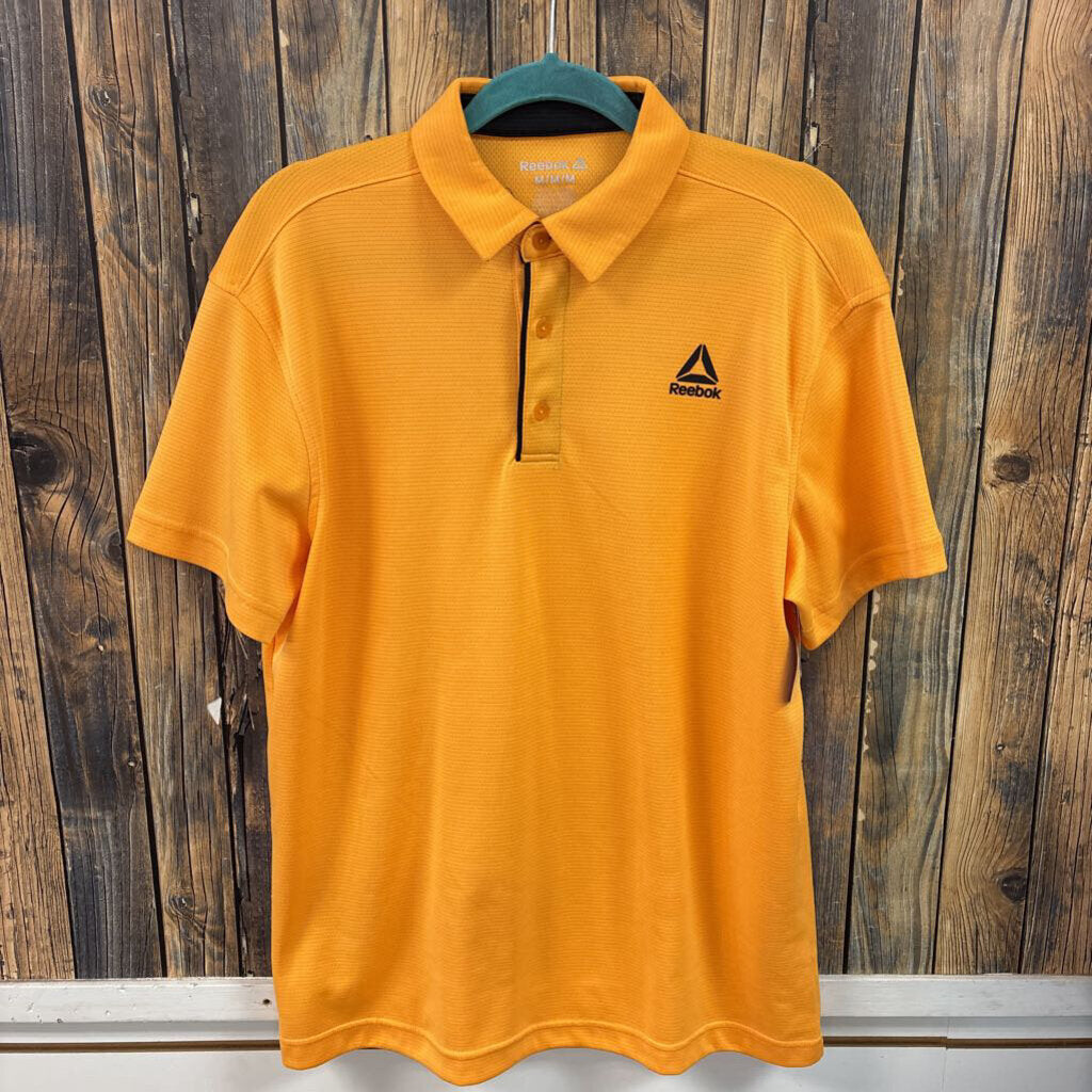 Reebok Orange Polo, Men's M