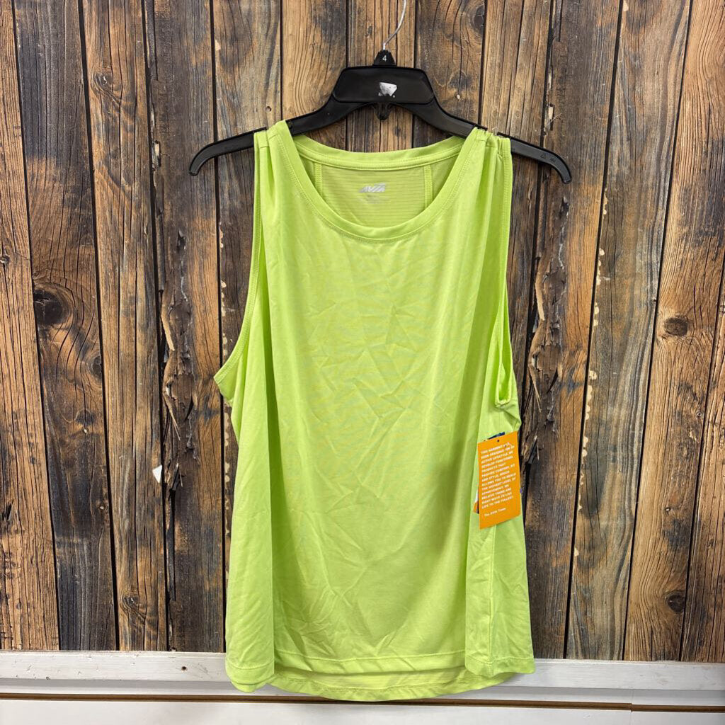 Avia Lime Green Tank, NWT Women's XXL
