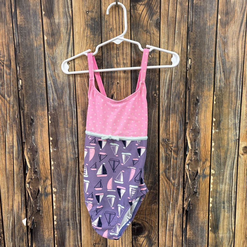 Sailboat Swimsuit, Girl's 5T