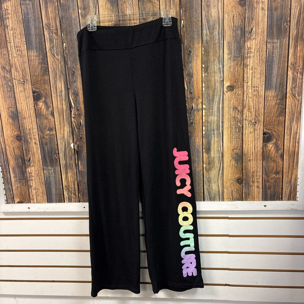 Juicy Couture Black Pants, Women's L