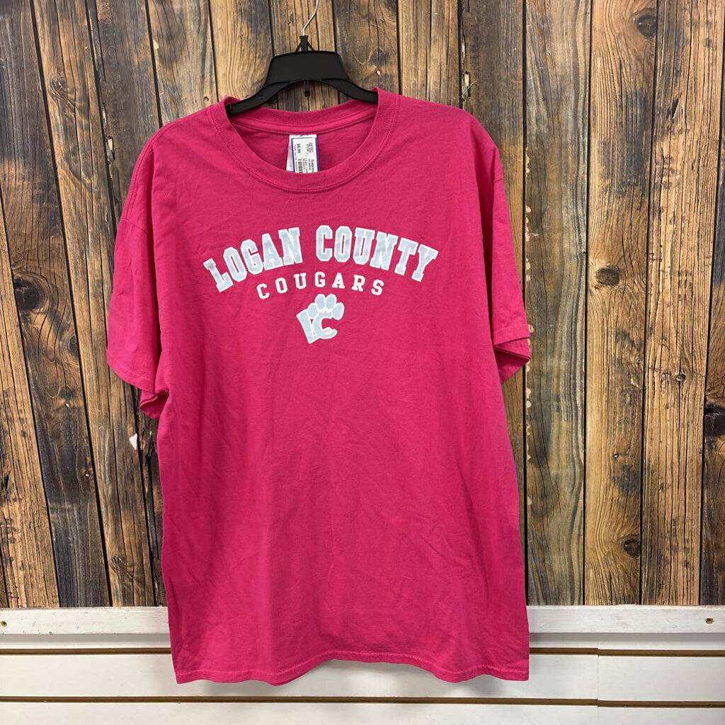Logan County Pink Tee, Women's L
