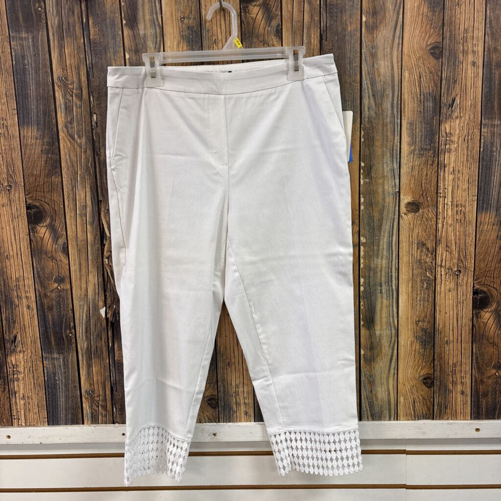 Zac and Rachel White Crop, NWT Women's 10