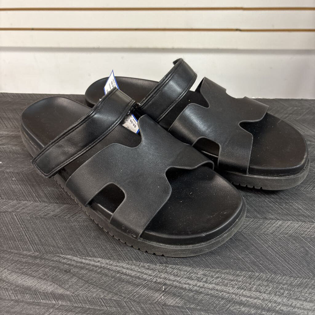 Black Sandals, Women's 10