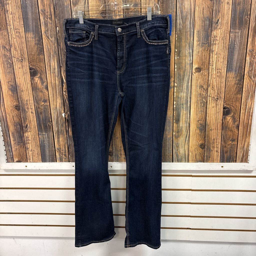 Silver Jeans Co Darkwash Jeans, Women's 33x31