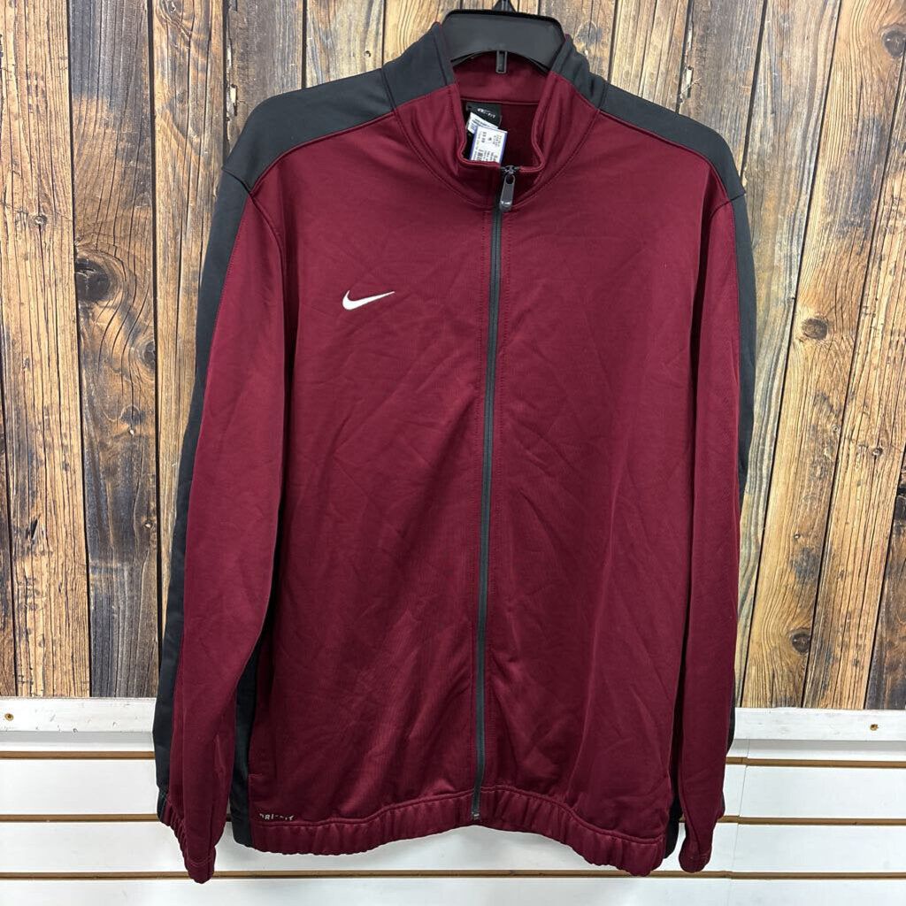 Nike dri-fit maroon jacket men's size XXL