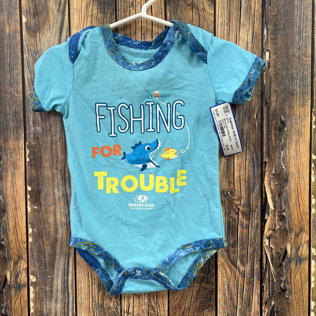 Mossy Oak Fishing Onesie, Boy's 12m