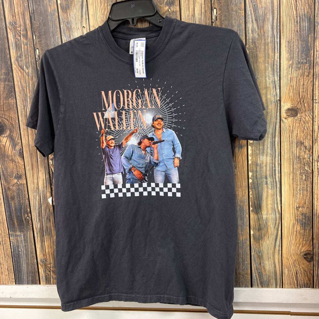 Morgan Wallen Gray Tee, Women's M
