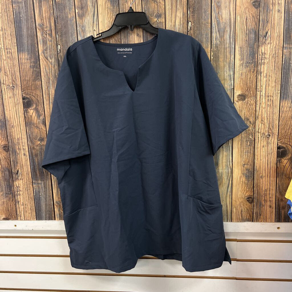 Mandala Scrub Top, NWT Women's 5XL