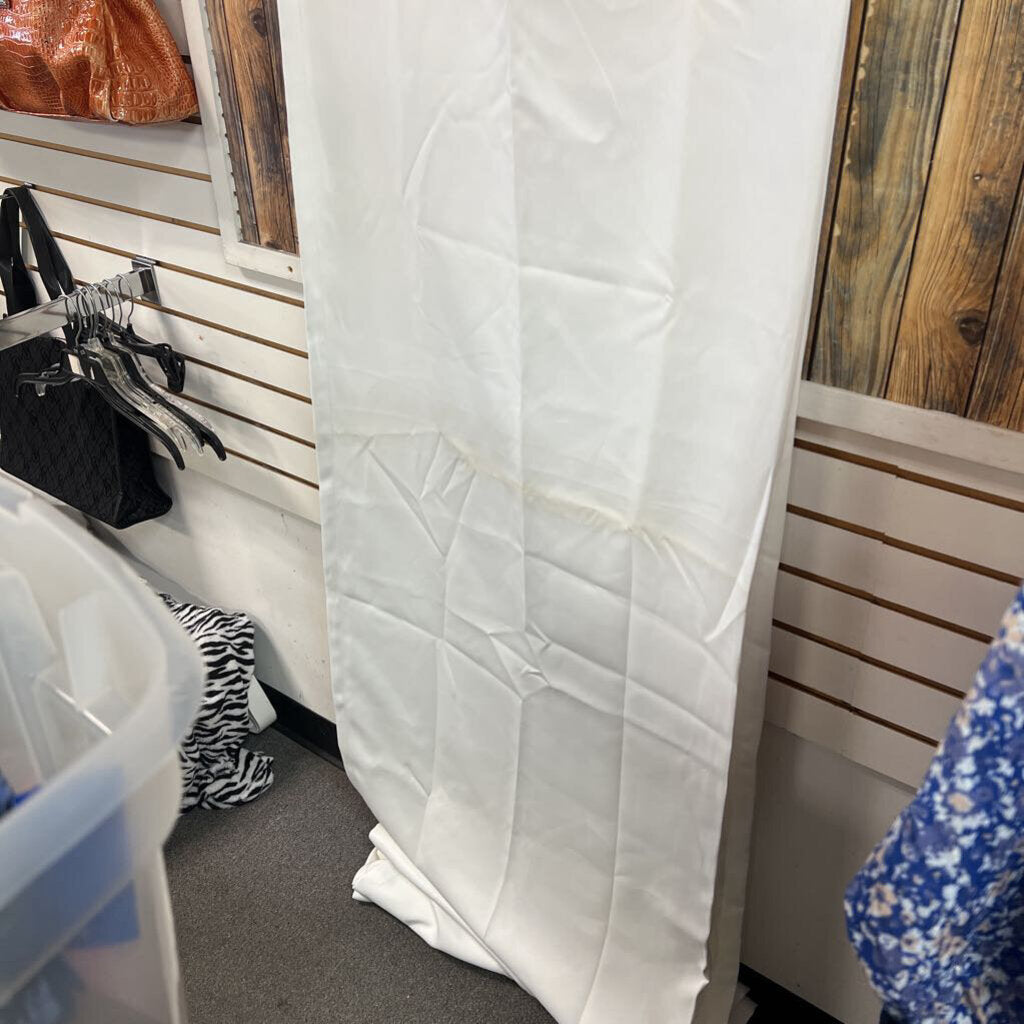 White Curtain Panels 54x106in