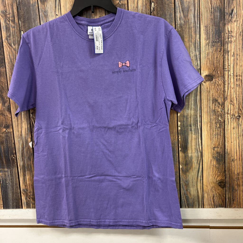 Simply Southern Scrub Life shirt women's size L